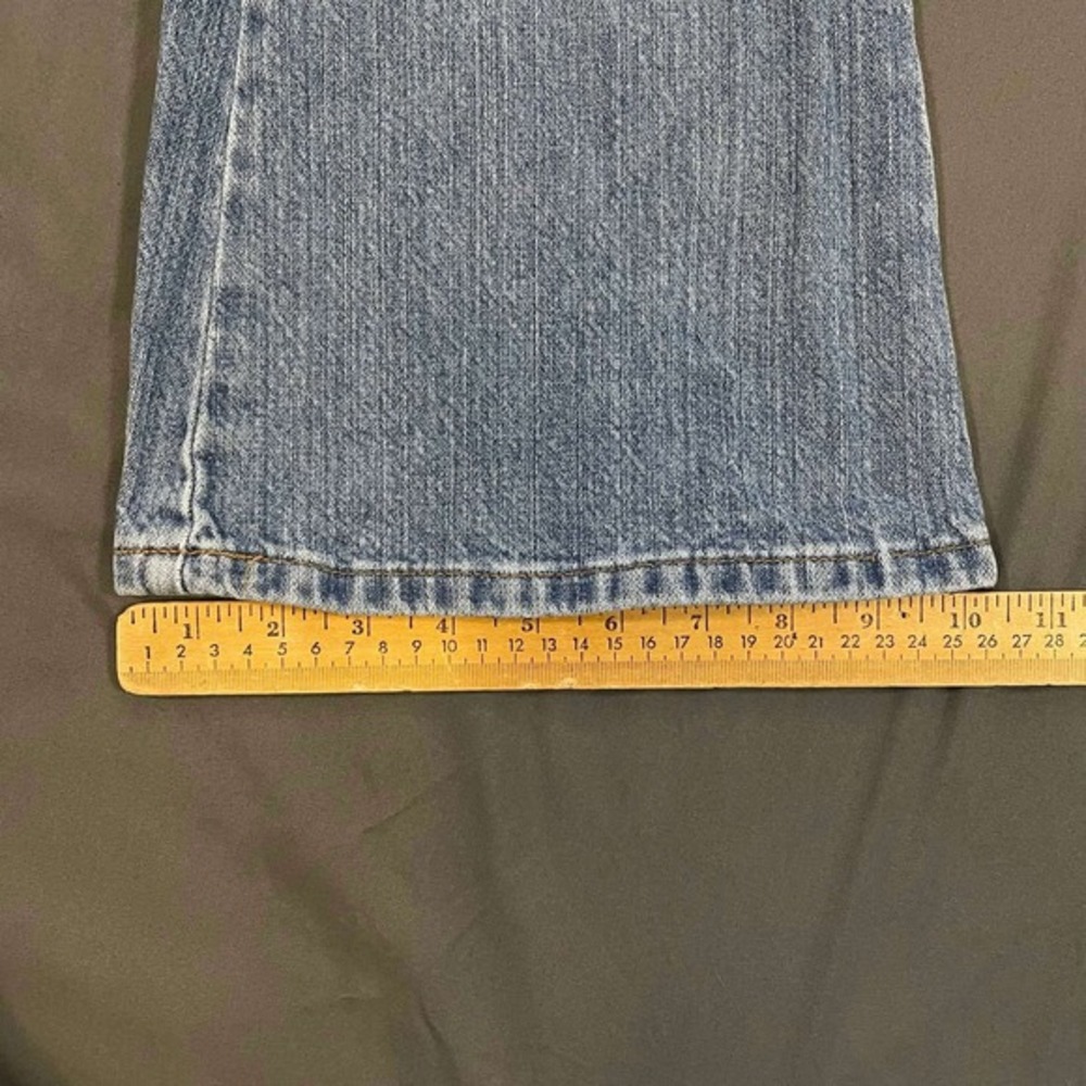 Vintage Limited Too Snoopy Joe Cool Flare Jeans Girls Size 3 JR Medium Wash - Picture 7 of 7